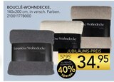 BOUCLÉ-WOHNDECKE im Angebot bei BRAUN Möbel-Center in Sindelfingen BOUCLÉ-WOHNDECKE Angebote bei BRAUN Möbel-Center Sindelfingen für 34,95 €