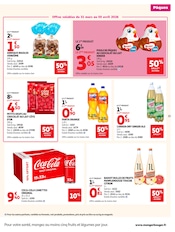 Promos Coca-Cola dans le catalogue "FÊTONS PÂQUES" de Auchan Hypermarché Coca-Cola en promo dans le catalogue Auchan Hypermarché à la page 13