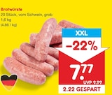 Aktuelles Bratwürste Angebot bei Netto Marken-Discount in Bremen ab 7,77 €
