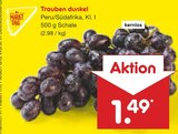 Trauben dunkel im Angebot bei Netto Marken-Discount in Siegen Trauben dunkel Angebote von Markttag bei Netto Marken-Discount Siegen für 1,49 €
