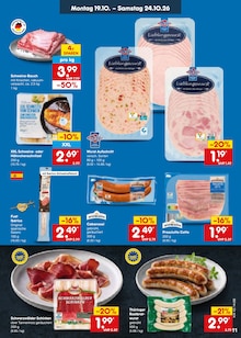 Wurst im aktuellen Netto Marken-Discount Prospekt (Duisburg) Wurst im Netto Marken-Discount Prospekt "Aktuelle Angebote" mit 75 Seiten (Duisburg)