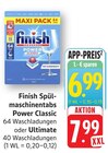 Spülmaschinentabs Power Classic Angebote von Finish bei EDEKA Pirmasens für 6,99 €