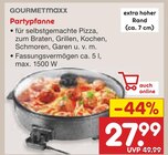 Partypfanne von GOURMETmaxx im aktuellen Netto Marken-Discount Prospekt für 27,99 €