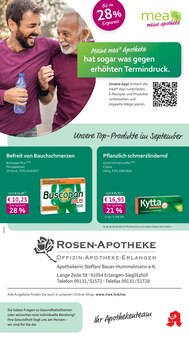 Aktueller mea - meine apotheke Prospekt "Unsere September-Angebote" für Erlangen Aktueller mea - meine apotheke Prospekt für Erlangen mit Seiten