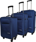 VALISE SOUPLE AIRPORT TRIP 50 CM BLEUE - AIRPORT en promo chez Auchan Hypermarché Montreuil à 29,99 €