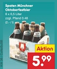 Münchner Oktoberfestbier im Angebot bei Netto Marken-Discount in Magdeburg Münchner Oktoberfestbier Angebote von Spaten bei Netto Marken-Discount Magdeburg für 5,99 €