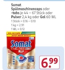 Spülmaschinencaps Angebote von Somat bei Rossmann Oberhausen für 6,99 €