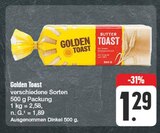 Butter Toast im Angebot bei EDEKA in Schweinfurt Butter Toast Angebote von Golden Toast bei EDEKA Schweinfurt für 1,29 €