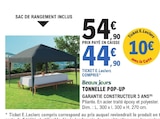 Tonnelle pop-up - BEAUX JOURS en promo chez E.Leclerc Bordeaux à 44,90 €