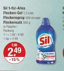 1-für-Alles Flecken-Gel im V-Markt Prospekt 1-für-Alles Flecken-Gel von Sil im aktuellen V-Markt Prospekt für 2,49 €
