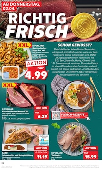 Rindfleisch im Kaufland Prospekt "Aktuelle Angebote" mit 54 Seiten (Magdeburg)