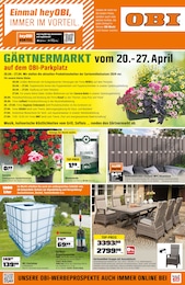OBI Prospekt für Reiser: "Gärtnermarkt", 4 Seiten, 20.04.2024 - 27.04.2024