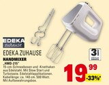 HANDMIXER im Angebot bei Marktkauf in Rottenburg HANDMIXER Angebote von EDEKA ZUHAUSE bei Marktkauf Rottenburg für 19,99 €