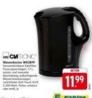 Wasserkocher WK3819 Angebote von Clatronic bei E center Offenburg für 11,99 €