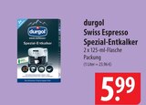 Swiss Espresso Spezial-Entkalker im Angebot bei famila Nordost in Celle Swiss Espresso Spezial-Entkalker Angebote von durgol bei famila Nordost Celle für 5,99 €