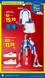 Chaussures Angebote im Prospekt "Le vrai prix des bonnes choses" von Lidl Chaussures Angebote im Prospekt "Le vrai prix des bonnes choses" von Lidl auf Seite 42
