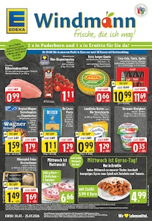 EDEKA Prospekt der Woche "Aktuelle Angebote" Seite 1, 20.07.2026 bis 25.07.2026 für Paderborn Aktueller EDEKA Prospekt "Aktuelle Angebote" Seite 1 von 24 Seiten für Paderborn
