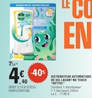 Promo Distributeur automatique de gel lavant No Touch à 4,40 € dans le catalogue E.Leclerc à Pau
