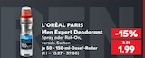 Men Expert Deodorant von L'ORÉAL PARIS für 1,99 € bei Kaufland im Angebot Men Expert Deodorant von L'ORÉAL PARIS im aktuellen Kaufland Prospekt