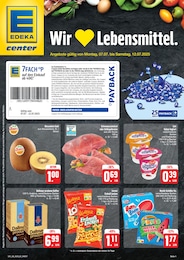 E center Prospekt für Ansbach mit 28 Seiten E center Prospekt für Ansbach: "Wir lieben Lebensmittel!", 28 Seiten, 07.07.2025 - 12.07.2025