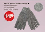 Herren Handschuh Thinsulate von  im aktuellen V-Markt Prospekt für 14,99 €
