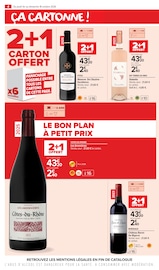 Promos Vin dans le catalogue "FOIRE AUX VINS" de Carrefour Market Vin en promo dans le catalogue Carrefour Market à la page 4