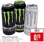 Energy Drink Angebote von Monster bei Marktkauf Ulm für 0,79 €