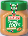 Peanut 100% Cacahuète Creamy - Menguy's en promo à 1,11 € chez Netto Peanut 100% Cacahuète Creamy - Menguy's dans le catalogue Netto