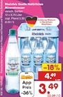 Natürliches Mineralwasser im Angebot bei Netto Marken-Discount in Leverkusen Natürliches Mineralwasser Angebote von Rheinfels Quelle bei Netto Marken-Discount Leverkusen für 3,49 €