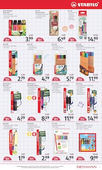 Textmarker Angebot im Rossmann Prospekt, gültig von 28.07.2025 bis 16.09.2025 Textmarker Angebot im aktuellen Rossmann Prospekt auf Seite 5