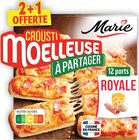 Pizza Crousti Moelleuse à Partager Royale Jambon Fromage Surgelée - Marie à 6,99 € dans le catalogue Intermarché Hyper