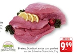 EDEKA Kröppen - Braten, Schnitzel natur Angebot im Prospekt Braten, Schnitzel natur bei EDEKA im Kröppen Prospekt für 9,99 €