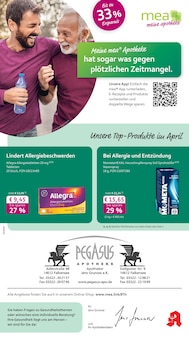 mea - meine apotheke Prospekt der Woche "Unsere April-Angebote" Seite 1, 01.04.2026 bis 30.04.2026 für Falkensee Aktueller mea - meine apotheke Prospekt "Unsere April-Angebote" Seite 1 von 4 Seiten für Falkensee