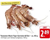 Seawater Black Tiger Garnelen im Angebot bei E center in Schwäbisch Gmünd Seawater Black Tiger Garnelen Angebote bei E center Schwäbisch Gmünd für 2,49 €