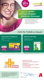 mea - meine apotheke Apotheken Prospekt der aktuellen Woche mit 4 Seiten, gültig von 01.10.2026 bis 31.10.2026, in Milz und Umgebung Aktueller mea - meine apotheke Apotheken Prospekt in Milz und Umgebung, "Unsere Oktober-Angebote" mit 4 Seiten, 01.10.2026 - 31.10.2026