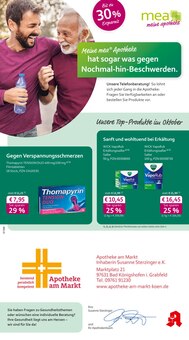 Aktueller mea - meine apotheke Prospekt (Bad Königshofen (Grabfeld), 4 Seiten zum blättern mea - meine apotheke Prospekt Unsere September-Angebote mit 4 Seiten