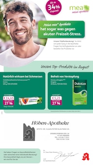 mea - meine apotheke Prospekt der KW 32 "Unsere August-Angebote" Aktueller mea - meine apotheke Prospekt "Unsere August-Angebote" Seite 1 von 4 Seiten