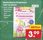 Abwischbares Kinderbuch oder Lernblock Angebote bei Netto Marken-Discount Frankfurt für 3,99 €