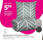 Mikrofaser-Bettwäsche „marble“ Angebote bei mömax Bad Salzuflen für 5,99 €