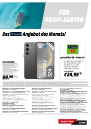 Samsung Angebot im aktuellen MediaMarkt Saturn Prospekt auf Seite 1
