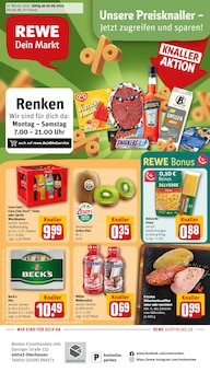 REWE Prospekt Dein Markt mit 34 Seiten