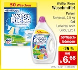 Universal Pulver von Weißer Riese für 6,66 € bei Zimmermann im Angebot Universal Pulver von Weißer Riese im aktuellen Zimmermann Prospekt
