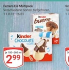 GLOBUS Halle - Kinder Bueno Eis Multipack Angebot im Prospekt Kinder Bueno Eis Multipack bei GLOBUS im Halle Prospekt für 2,99 €