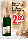 Brillant Sekt trocken Angebote von Söhnlein bei Trinkgut Offenbach für 2,69 €