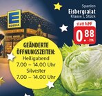 EDEKA - Eisbergsalat Angebot im Prospekt Eisbergsalat bei EDEKA im Prospekt "" für 0,88 €
