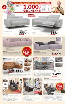 Sofa im Wohn Schick Prospekt "CASH-BACK-JUBEL-PRÄMIE" mit 14 Seiten (Reutlingen)