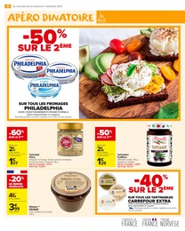 Prix et réduction Rillettes dans le prospectus Carrefour Market en cours Offre Rillettes dans le catalogue Carrefour Market du moment à la page 6
