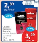 Espresso Kapseln von Lavazza für 2,89 € bei budni im Angebot Espresso Kapseln von Lavazza im aktuellen budni Prospekt