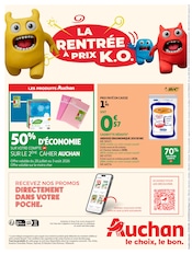 Promos Fournitures Scolaires dans le catalogue "OFFRES DU MOMENT" de Auchan Hypermarché Fournitures Scolaires en promo dans le catalogue Auchan Hypermarché à la page 44