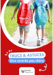 Prospectus Autres Magasins Magazine en cours à Cancale et alentours, "TRUCS & ASTUCES Une rentrée pas chère", 1 page, 04/08/2025 - 14/09/2025 Catalogue Autres Magasins Magazine en cours à Cancale et alentours, "TRUCS & ASTUCES Une rentrée pas chère", 1 page, 04/08/2025 - 14/09/2025